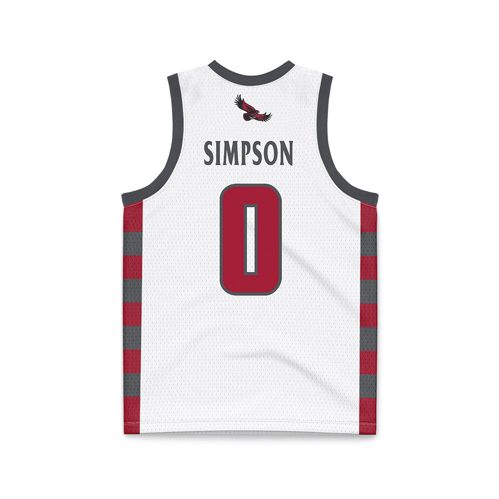 St. Joe's - NCAA Men's Basketball : Derek Simpson - White Basketball Jersey