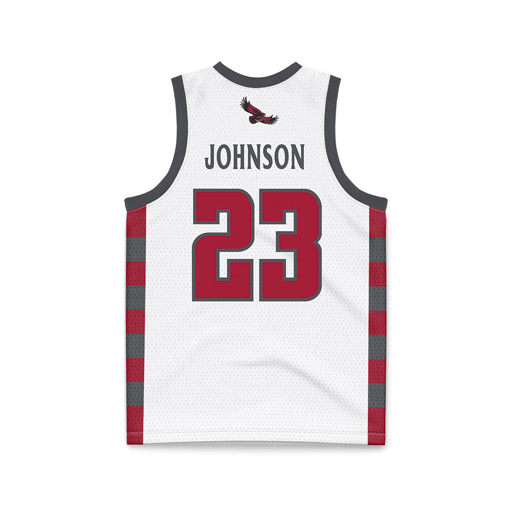 St. Joe's - NCAA Men's Basketball : Mekai Johnson - White Basketball Jersey