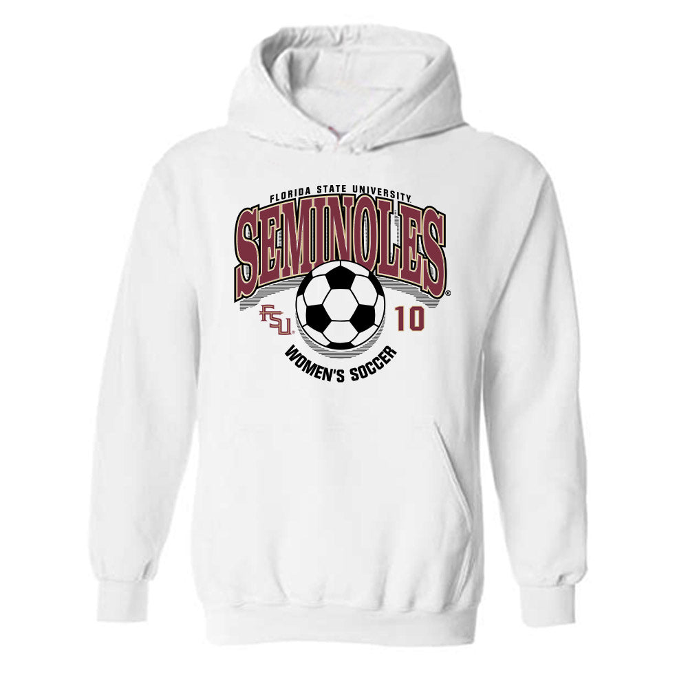 FSU - NCAA Women's Soccer : Peyton Nourse - Classic Fashion Shersey Hooded Sweatshirt