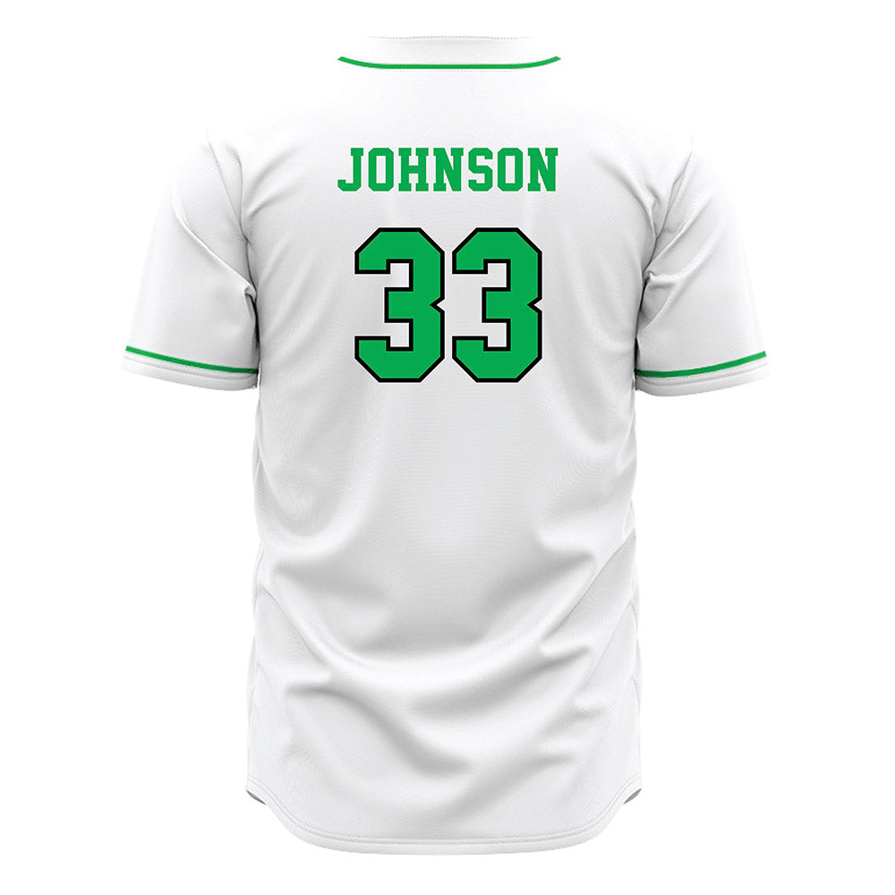 Marshall - NCAA Baseball : Rivers Johnson - White Jersey