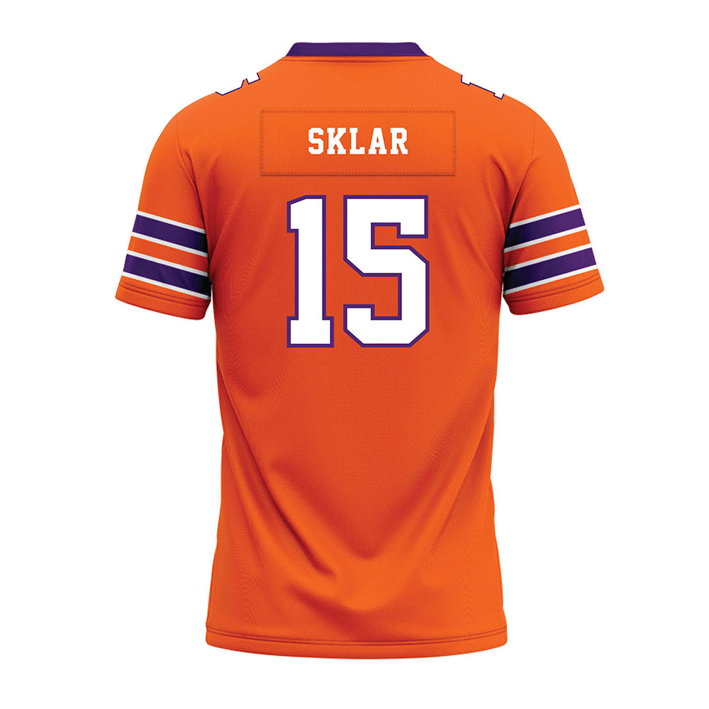 HWS - NCAA Football : Sam Sklar - Orange Premium Football Jersey-1