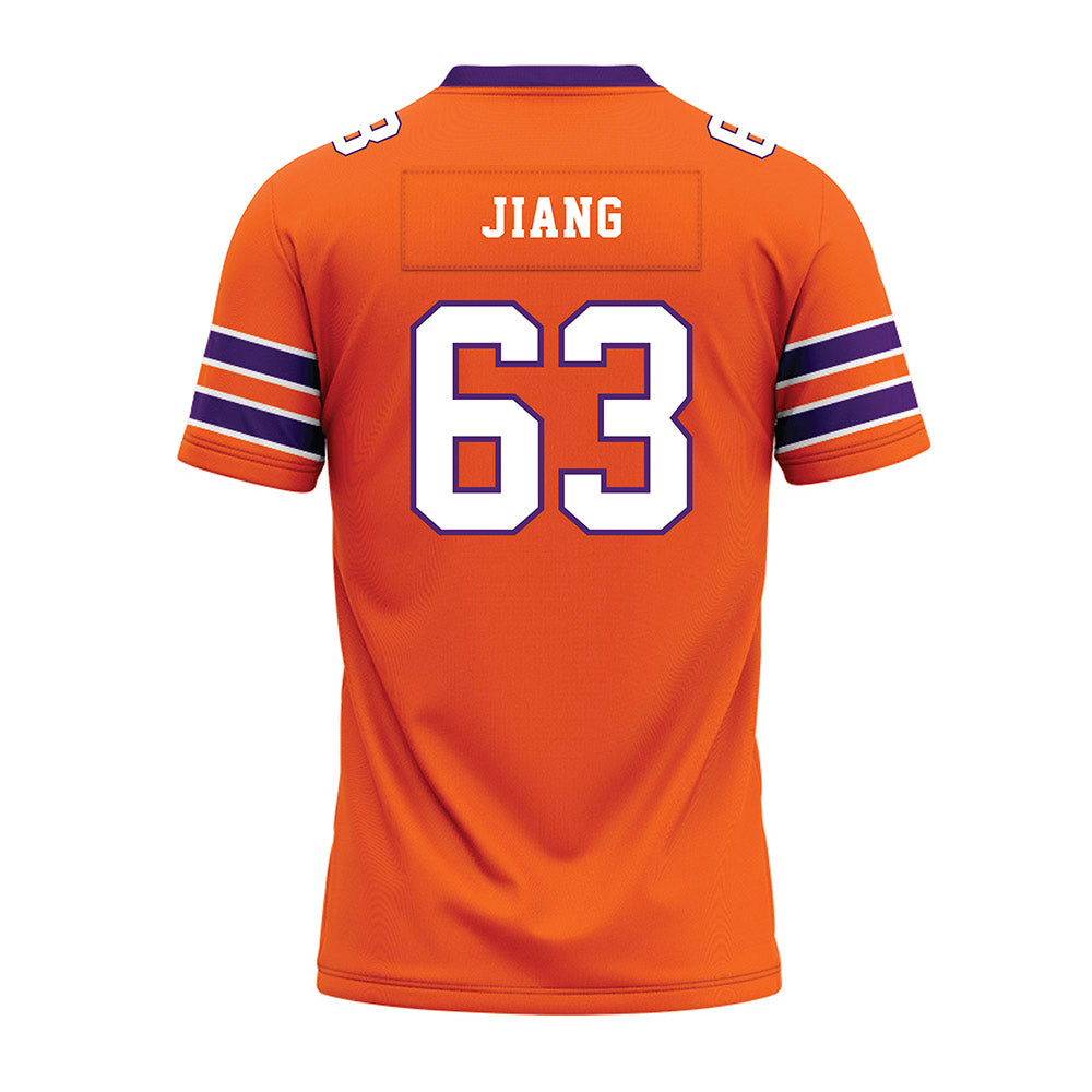 HWS - NCAA Football : Vincent Jiang - Orange Premium Football Jersey-1