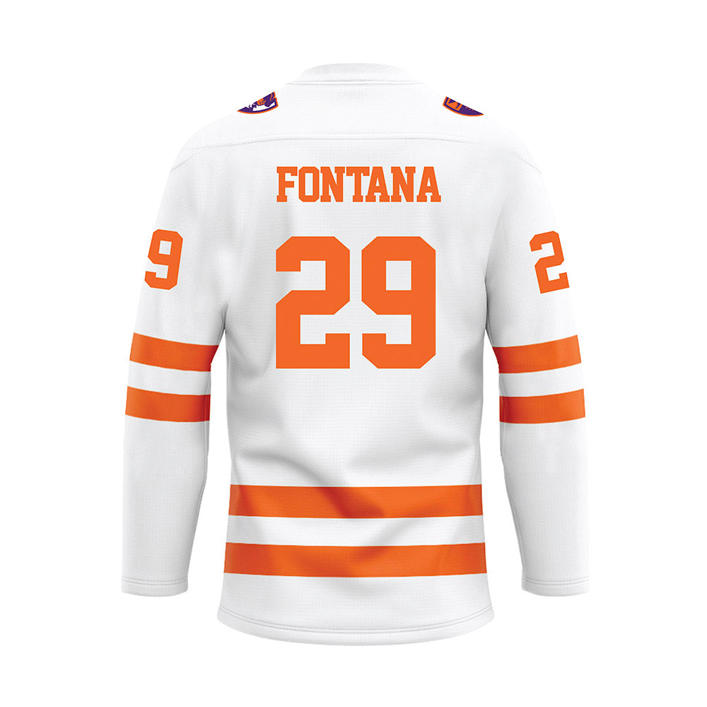 HWS - NCAA Men's Ice Hockey : Kahlil Fontana - White Hockey Jersey