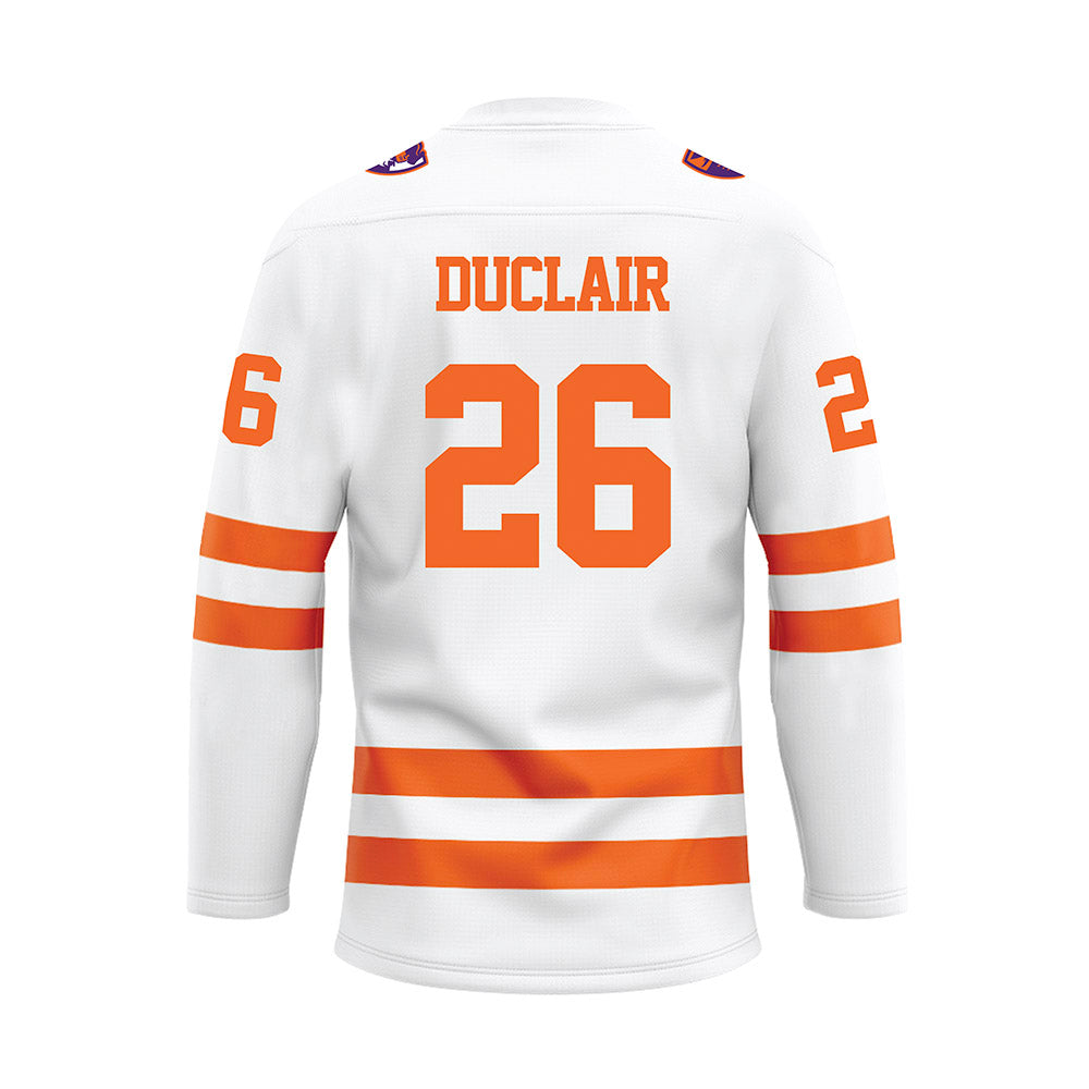 HWS - NCAA Men's Ice Hockey : Chris Duclair - White Hockey Jersey-1