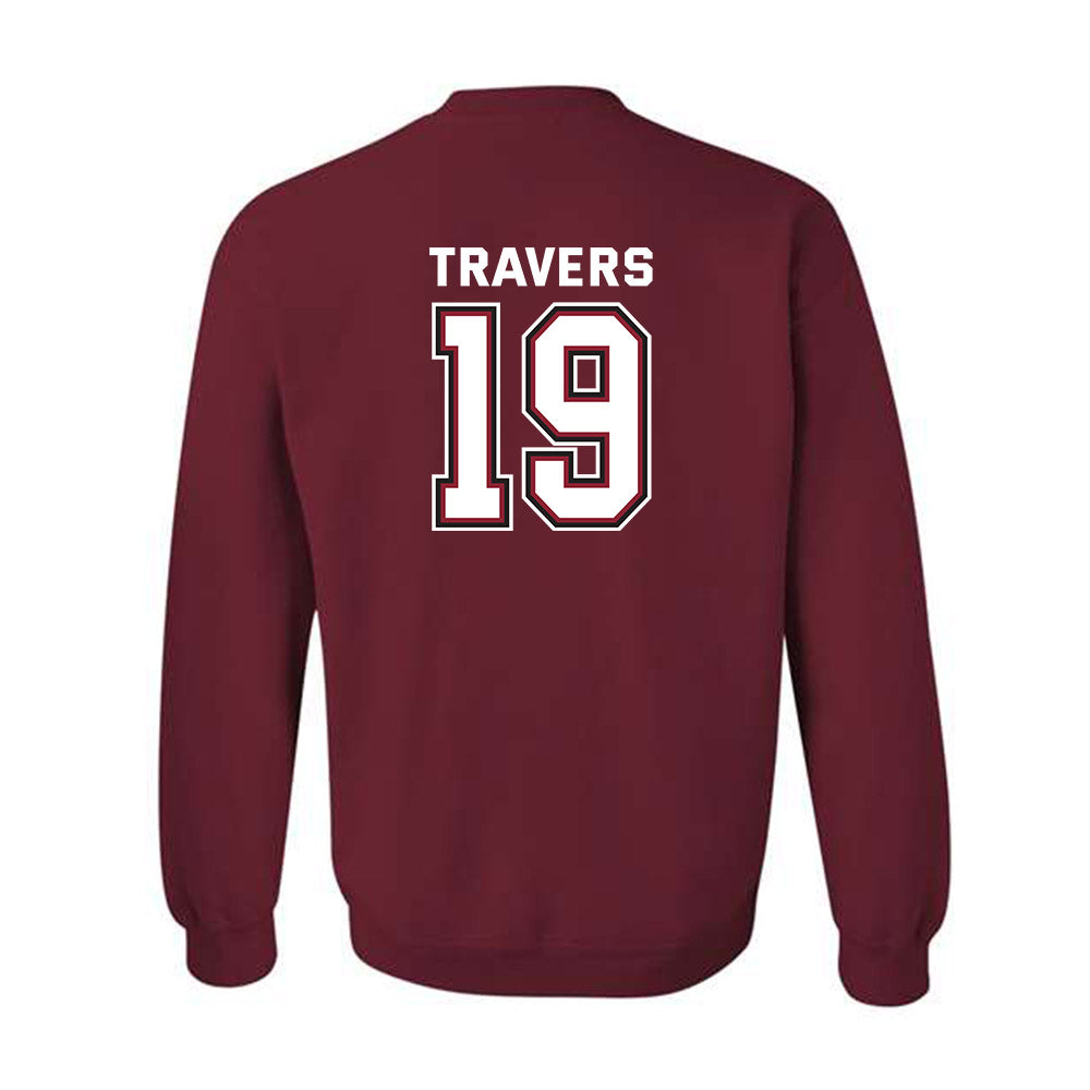 UMass - NCAA Men's Lacrosse : Robbie Travers - Classic Fashion Shersey Crewneck Sweatshirt-1