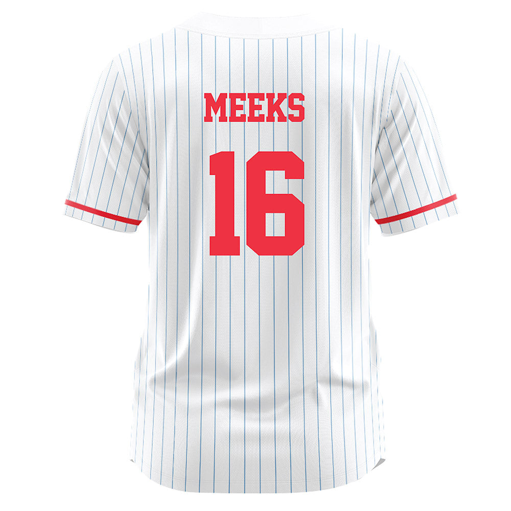 Liberty - NCAA Softball : Hallie Meeks - White Pinstripe Jersey
