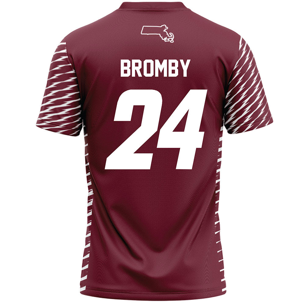 UMass - NCAA Women's Lacrosse : Reese Bromby - Burgundy Lacrosse Jersey -1