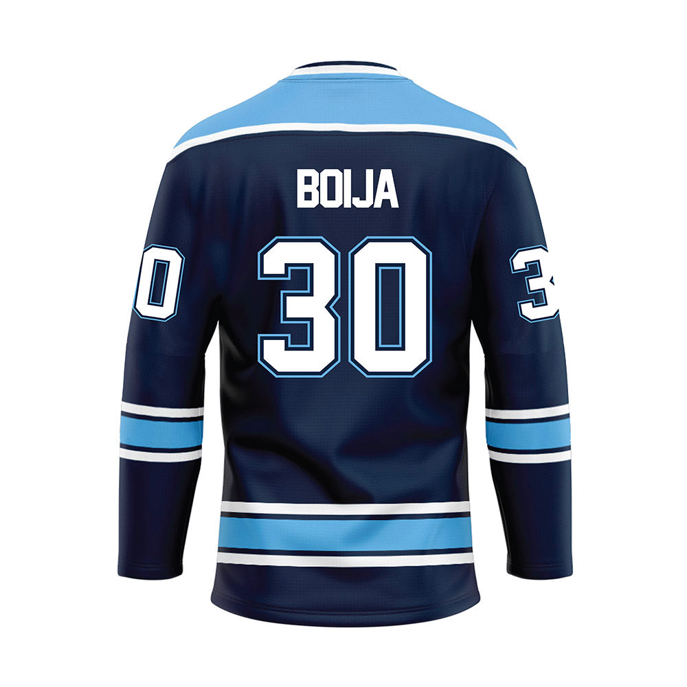 Maine - NCAA Men's Ice Hockey : Albin Boija - Dark Blue Hockey Jersey-1