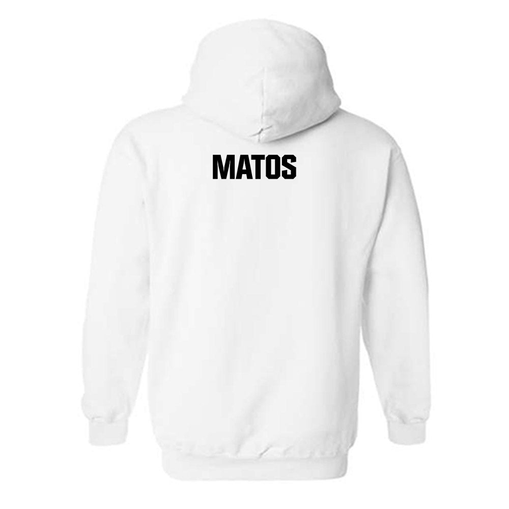 Maine - NCAA Men's Swimming & Diving : Brendan Matos - Classic Fashion Shersey Hooded Sweatshirt-1