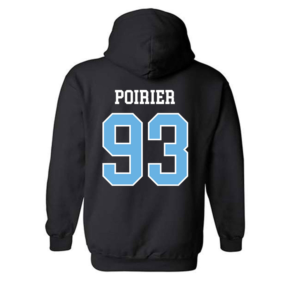 Maine - NCAA Men's Ice Hockey : Justin Poirier - Classic Shersey Hooded Sweatshirt-1