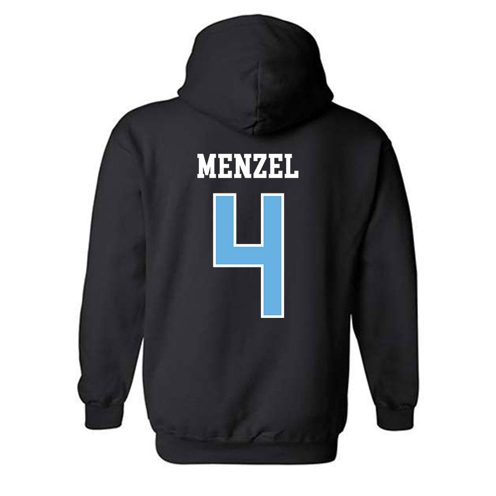 Maine - NCAA Baseball : Evan Menzel - Classic Shersey Hooded Sweatshirt-1