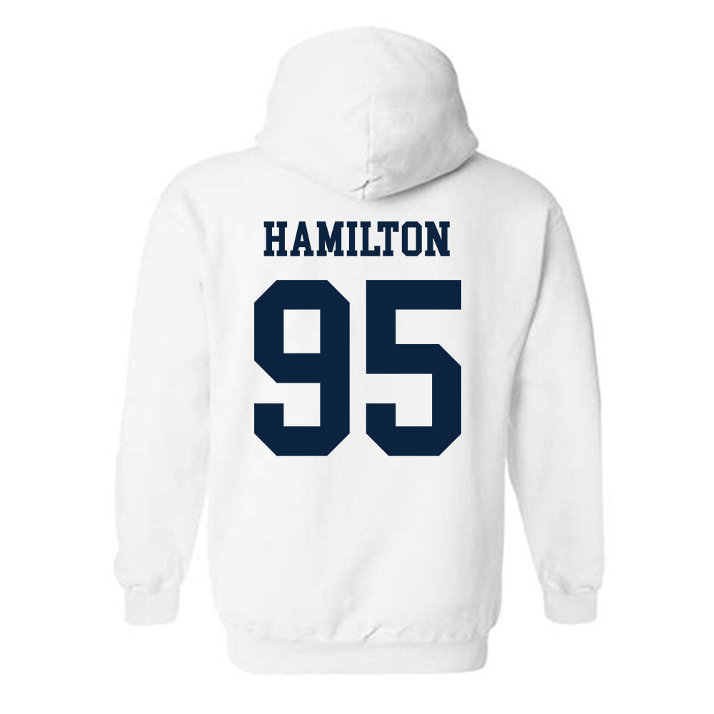 Maine - NCAA Football : Michael Hamilton - Classic Fashion Shersey Hooded Sweatshirt-1