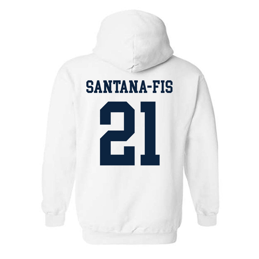 Maine - NCAA Football : Brian Santana-Fis - Classic Fashion Shersey Hooded Sweatshirt-1