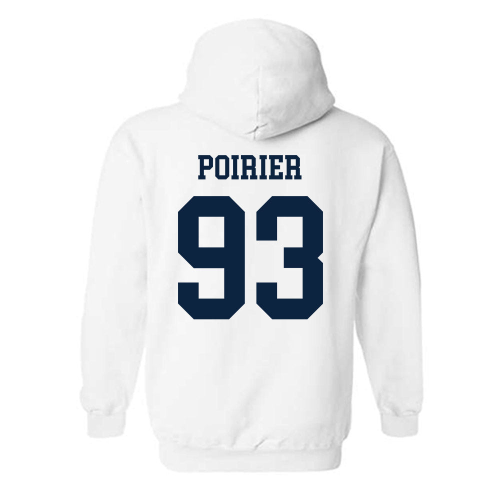 Maine - NCAA Men's Ice Hockey : Justin Poirier - Classic Fashion Shersey Hooded Sweatshirt-1