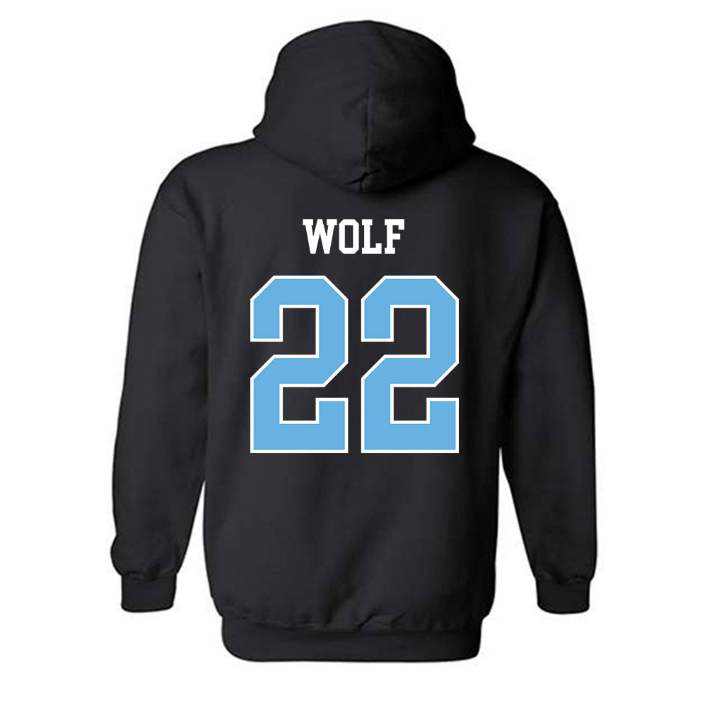 Maine - NCAA Women's Soccer : Jordan Wolf - Classic Fashion Shersey Hooded Sweatshirt-1