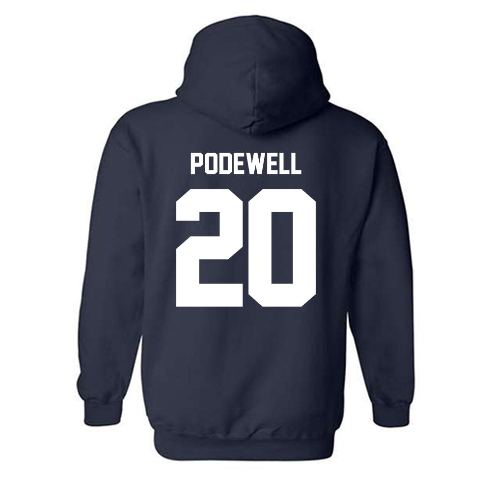 Maine - NCAA Women's Ice Hockey : Mackenzie Podewell - Classic Shersey Hooded Sweatshirt-1