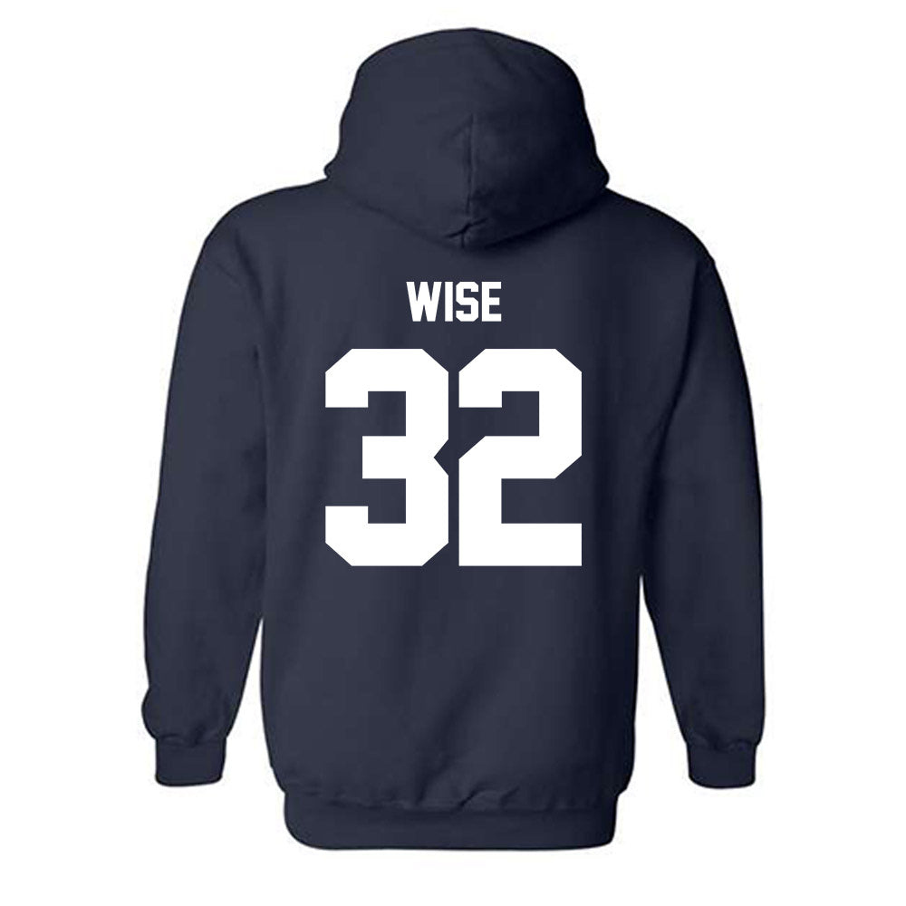 Maine - NCAA Football : Bryceson Wise - Classic Shersey Hooded Sweatshirt-1