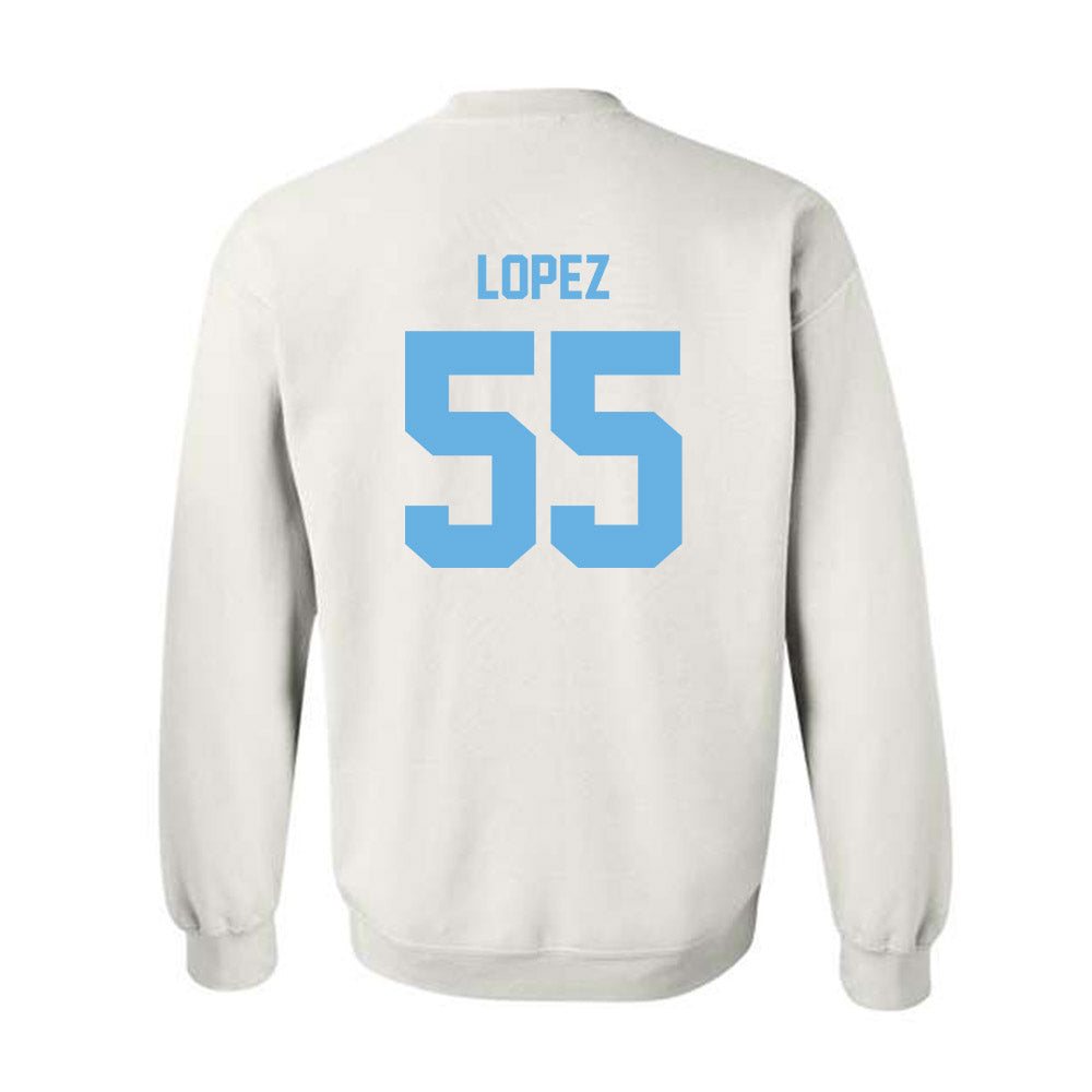 Maine - NCAA Football : Nathan Lopez - Classic Shersey Crewneck Sweatshirt-1