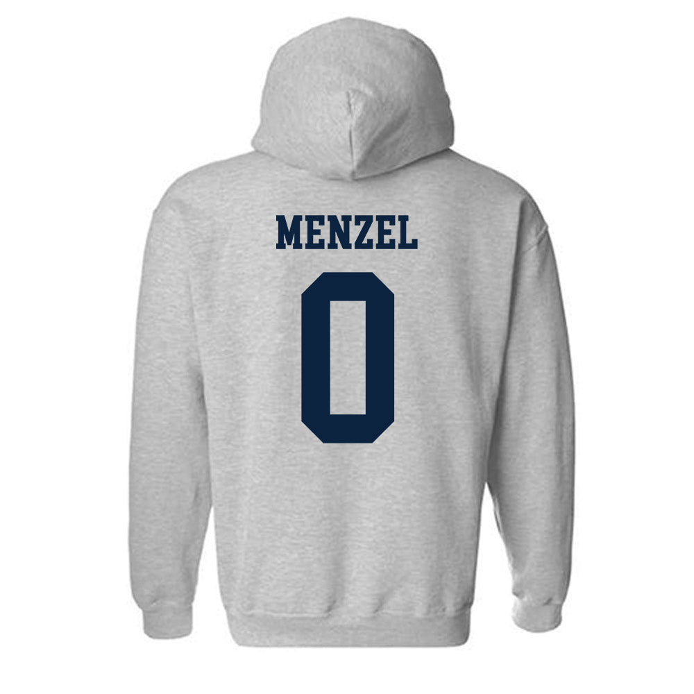 Maine - NCAA Baseball : Dustin Menzel - Sports Shersey Hooded Sweatshirt-1