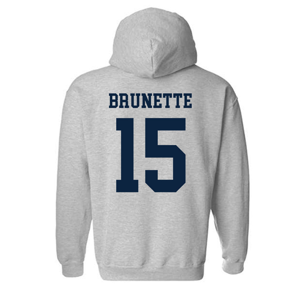 Maine - NCAA Women's Ice Hockey : Danielle Brunette - Sports Shersey Hooded Sweatshirt-1