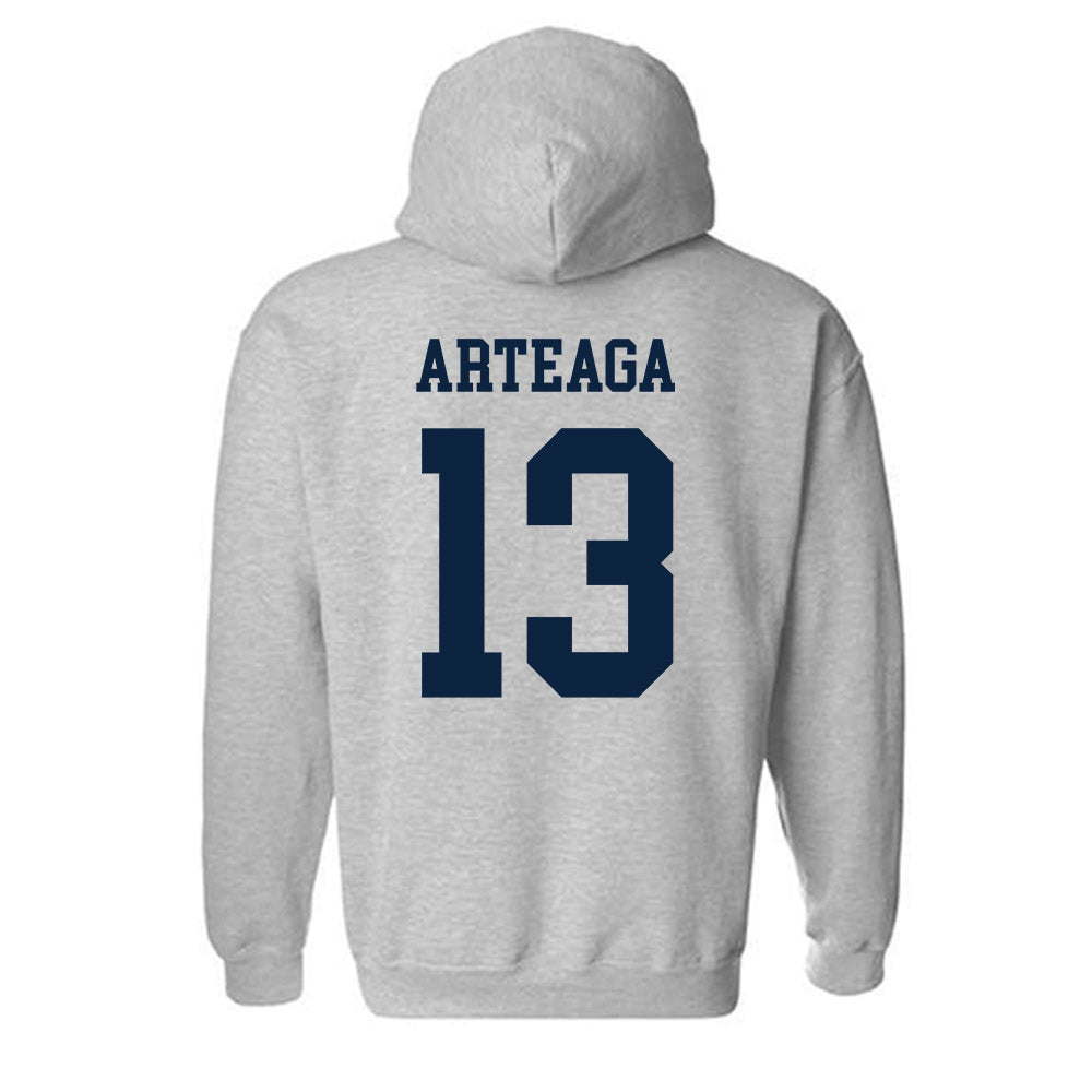 Maine - NCAA Football : Aaron Arteaga - Sports Shersey Hooded Sweatshirt-1