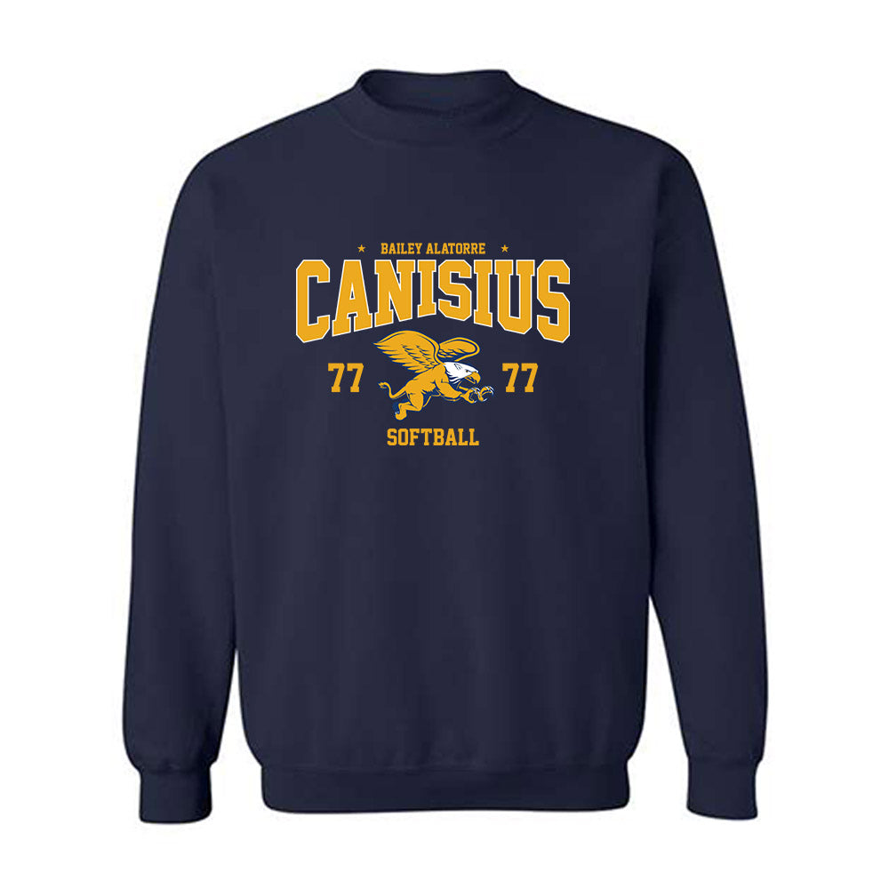Canisius - NCAA Softball : Bailey Alatorre - Classic Fashion Shersey Crewneck Sweatshirt-0
