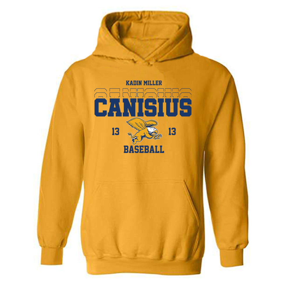 Canisius - NCAA Baseball : Kadin Miller - Classic Fashion Shersey Hooded Sweatshirt