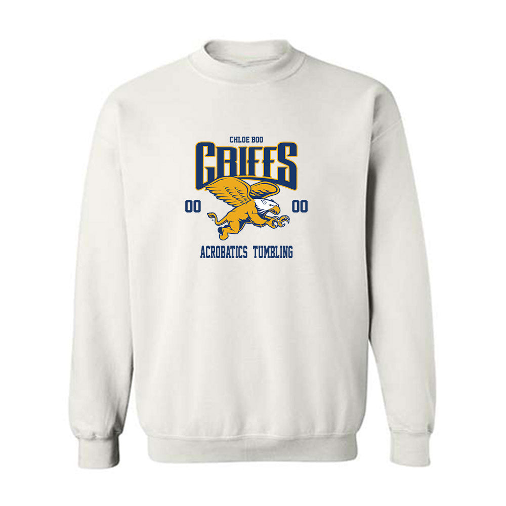 Canisius - NCAA Acrobatics & Tumbling : Chloe Boo - Classic Fashion Shersey Crewneck Sweatshirt-0