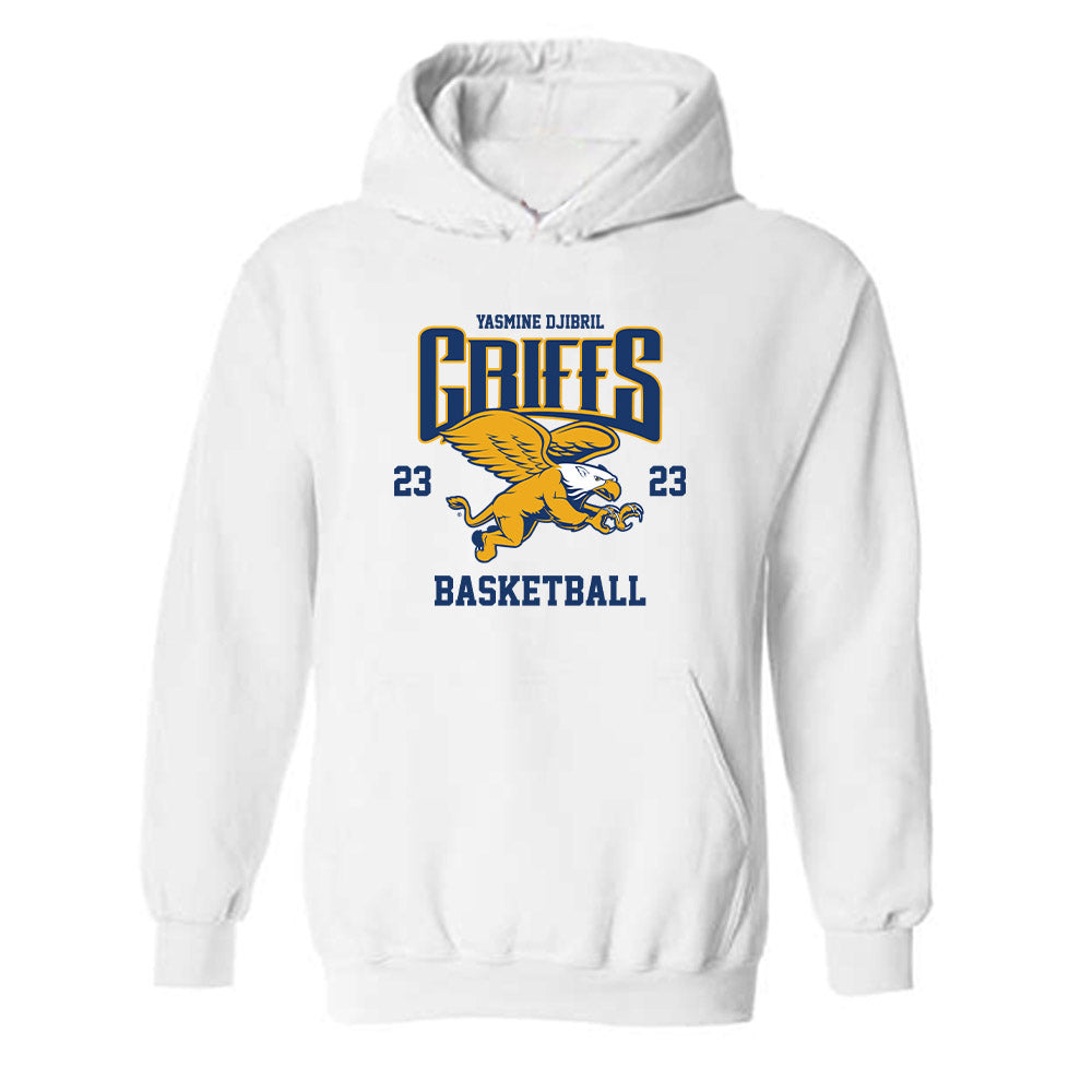 Canisius - NCAA Women's Basketball : Yasmine Djibril - Classic Fashion Shersey Hooded Sweatshirt-0
