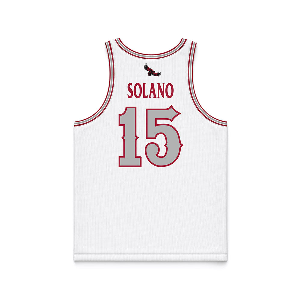 St. Joe's - NCAA Men's Basketball : Steven Solano - White Basketball Jersey