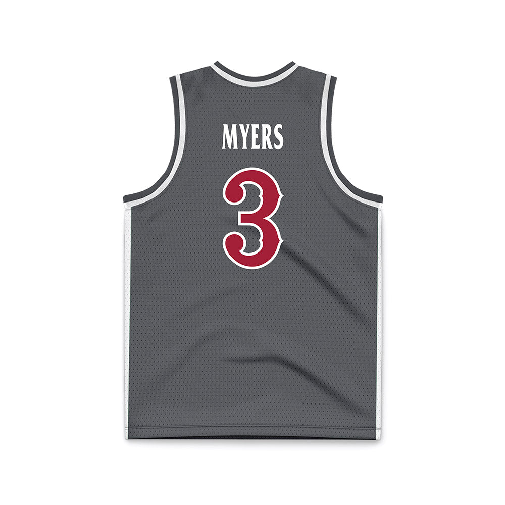St. Joe's - NCAA Men's Basketball : Khaafiq Myers - Grey Basketball Jersey