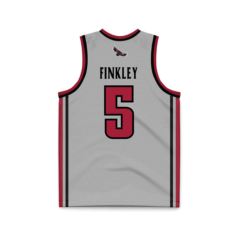 St. Joe's - NCAA Men's Basketball : Anthony Finkley - Pinstripe Grey Basketball Jersey