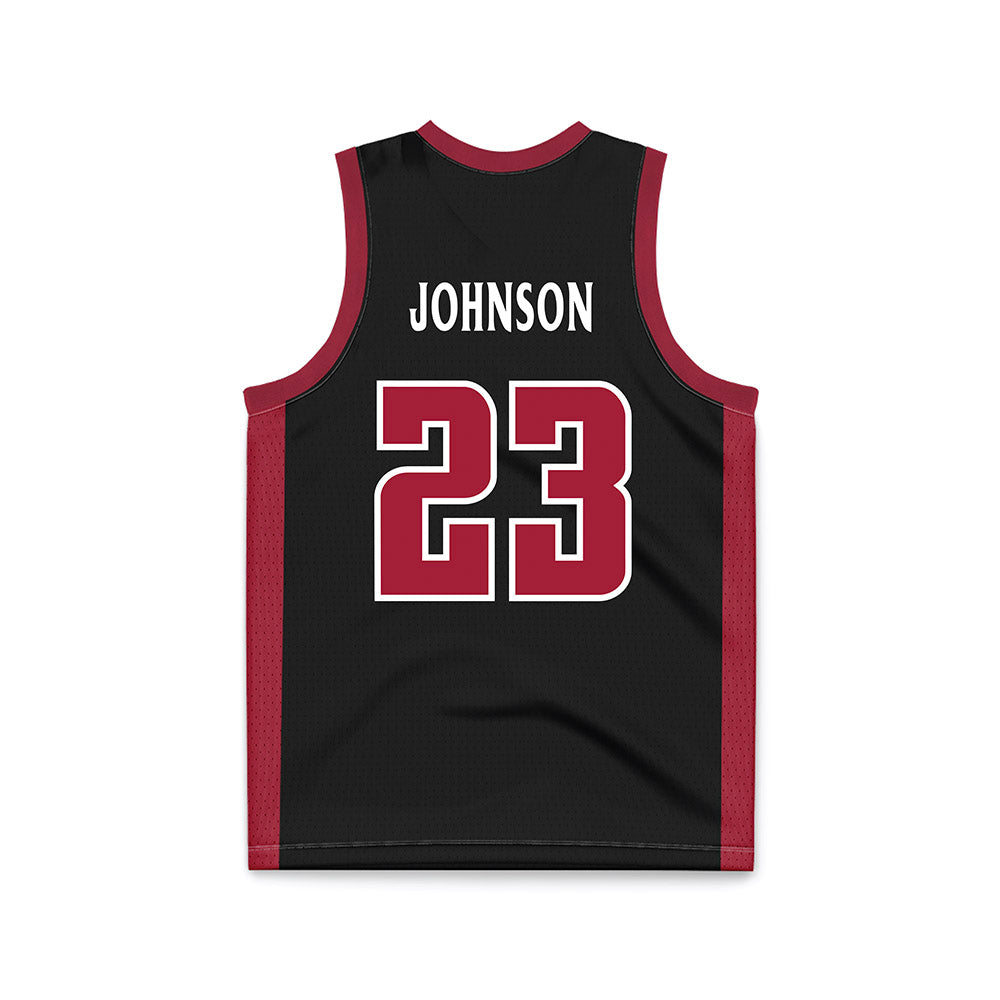St. Joe's - NCAA Men's Basketball : Mekai Johnson - Black Basketball Jersey