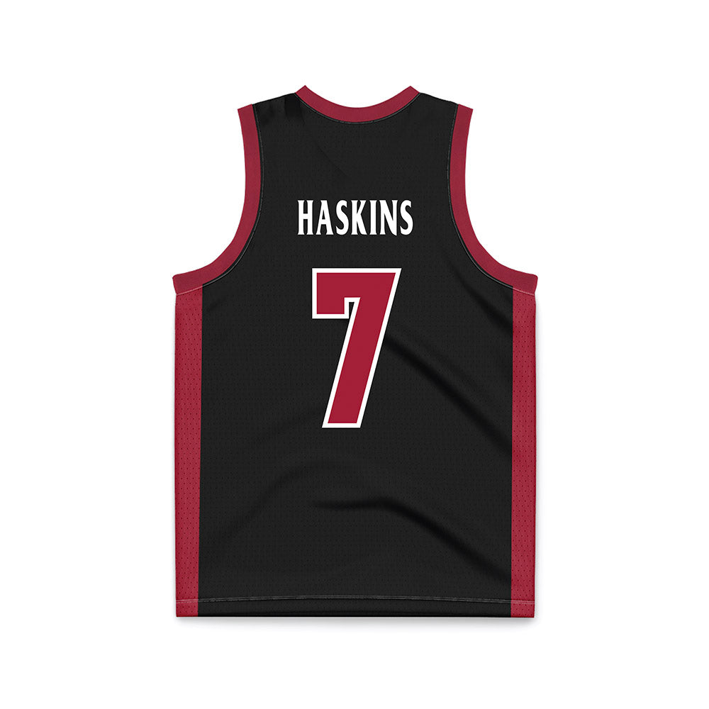 St. Joe's - NCAA Men's Basketball : Dasear Haskins - Black Basketball Jersey