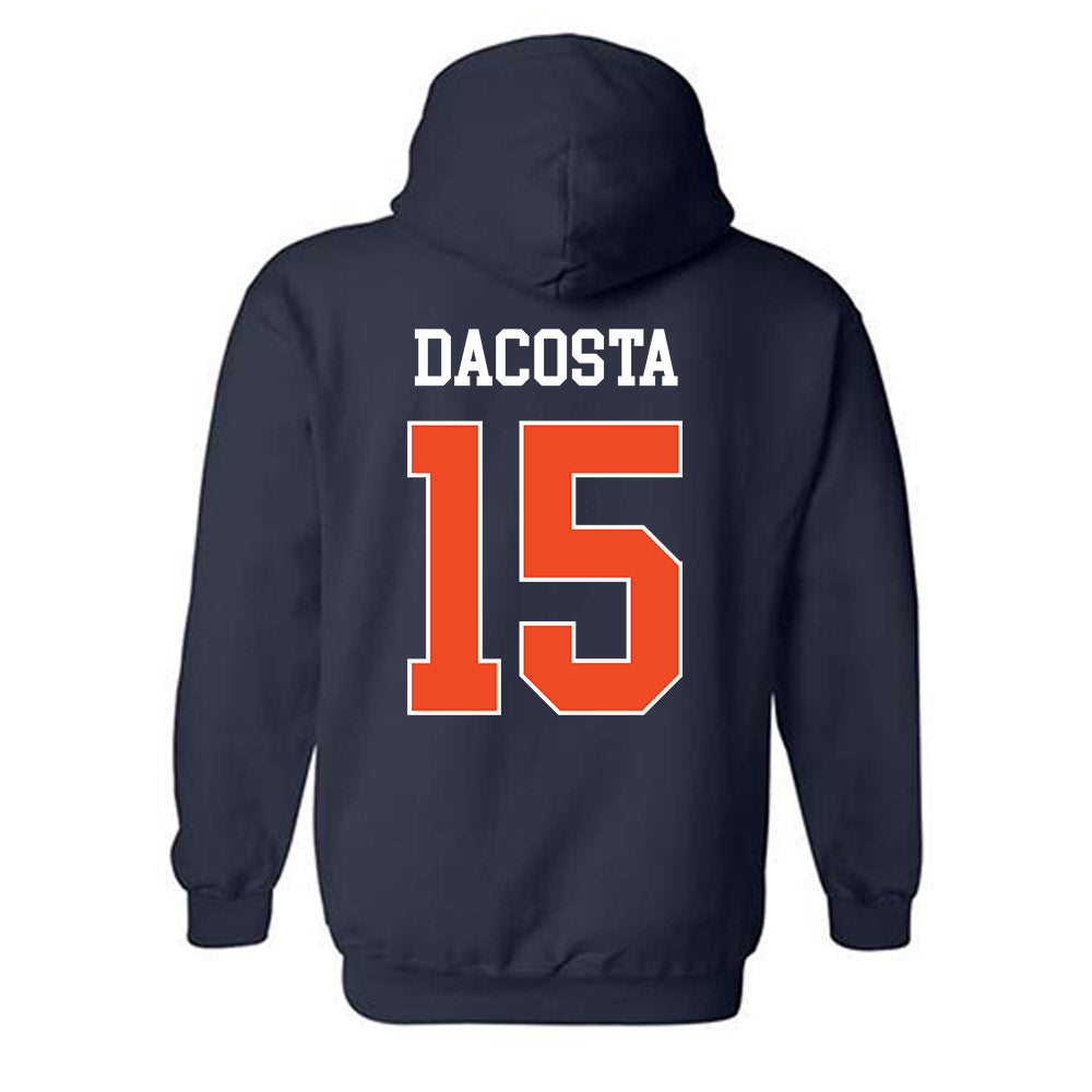 Auburn - NCAA Women's Volleyball : Alexis Dacosta - Generic Shersey Hooded Sweatshirt-1