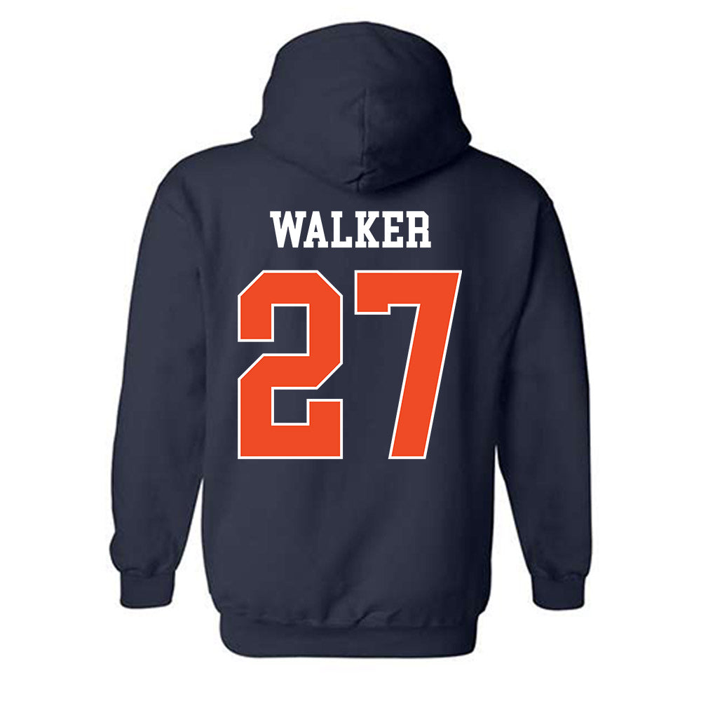 Auburn - NCAA Softball : Mckaela Walker - Generic Shersey Hooded Sweatshirt-1