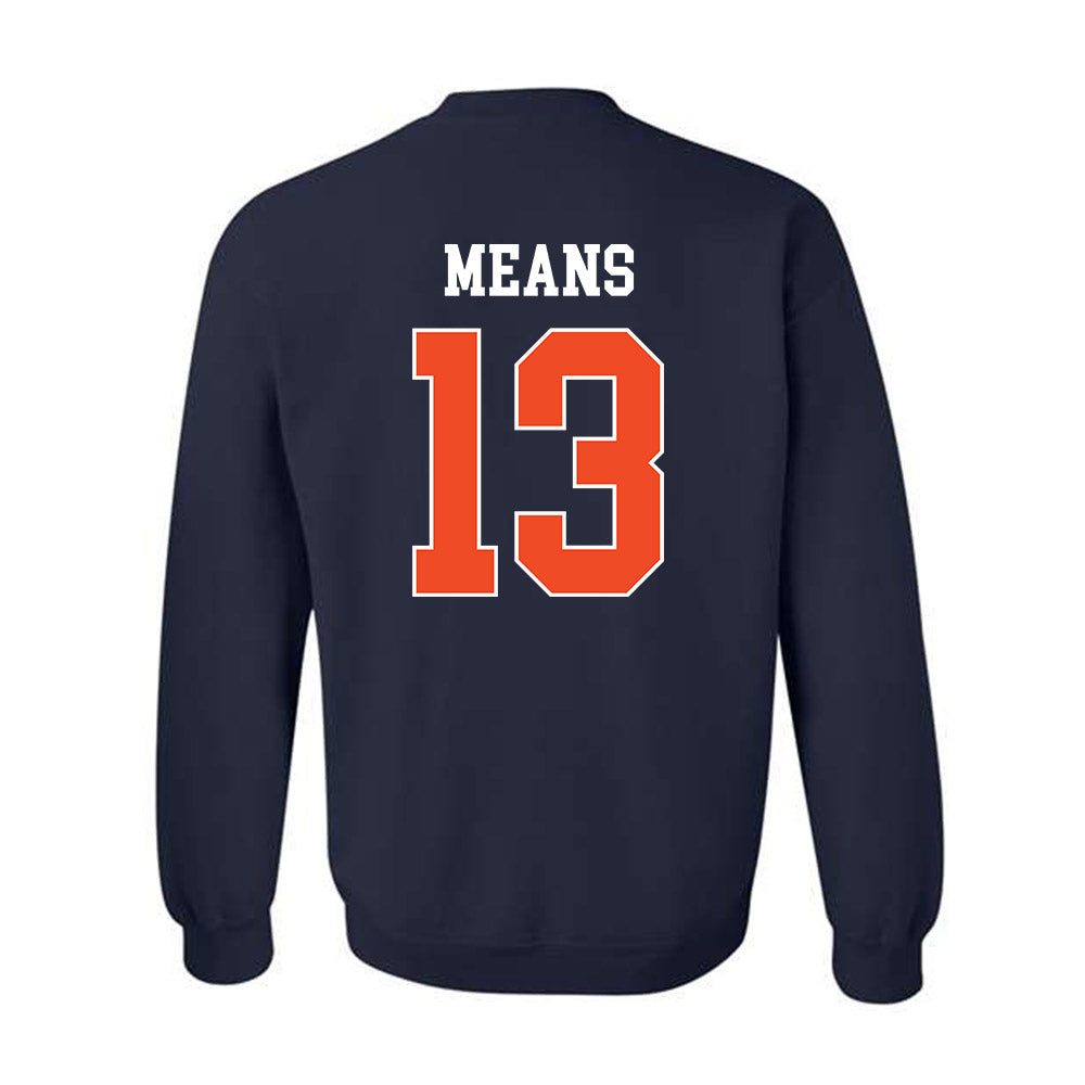Auburn - NCAA Women's Soccer : Asha Means - Generic Shersey Crewneck Sweatshirt-1