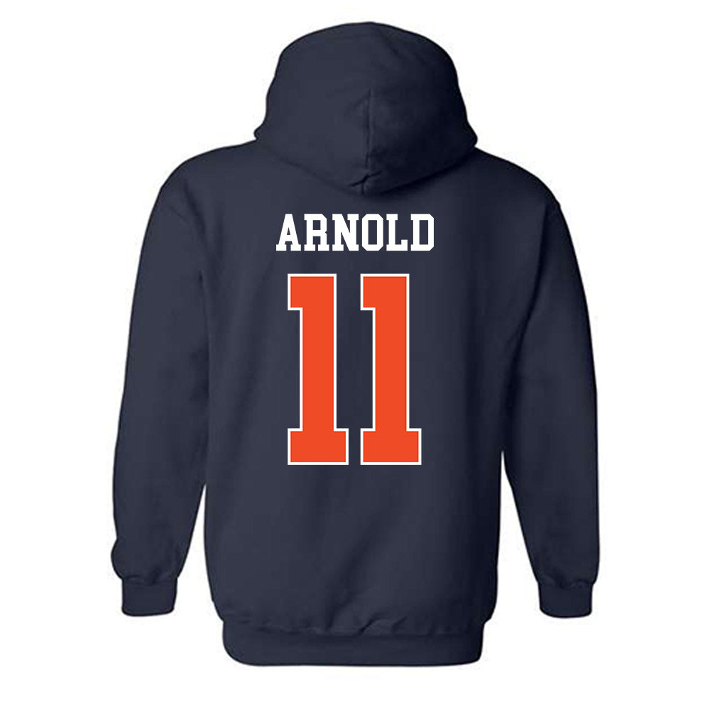Auburn - NCAA Football : Jackson Arnold - Generic Shersey Hooded Sweatshirt-1