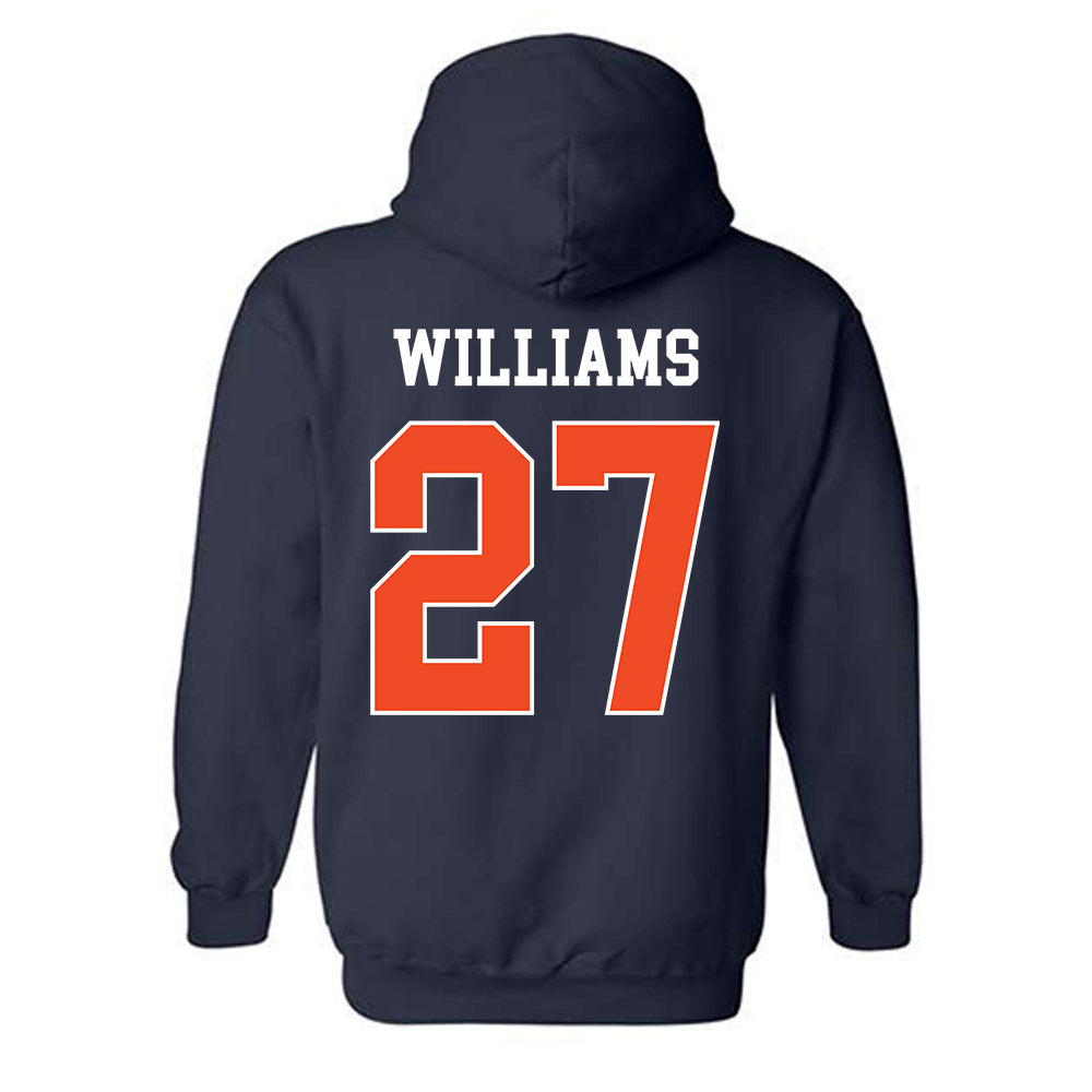 Auburn - NCAA Football : Devin Williams - Generic Shersey Hooded Sweatshirt-1