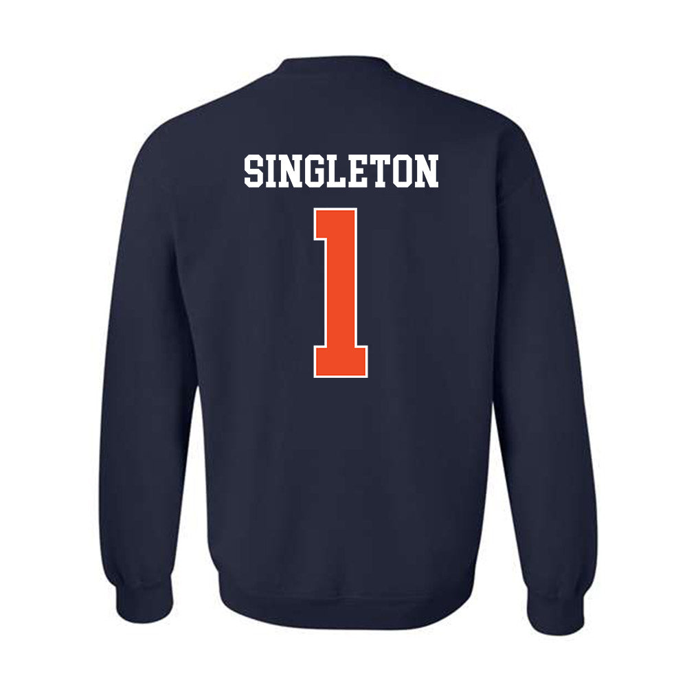 Auburn - NCAA Football : Eric Singleton - Generic Shersey Crewneck Sweatshirt-1