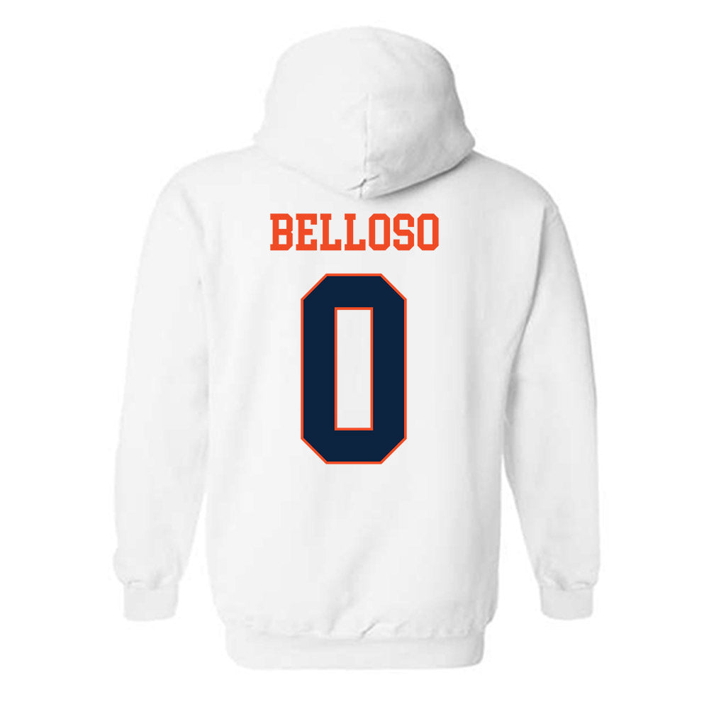 Auburn - NCAA Women's Basketball : Angena Belloso - Generic Shersey Hooded Sweatshirt-1