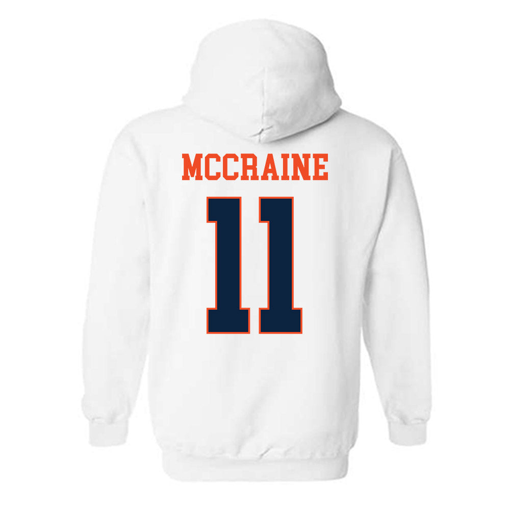 Auburn - NCAA Baseball : Brandon McCraine - Generic Shersey Hooded Sweatshirt-1