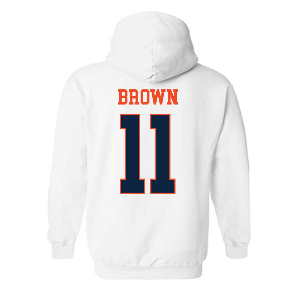 Auburn - NCAA Women's Soccer : Margey Brown - Generic Shersey Hooded Sweatshirt-1