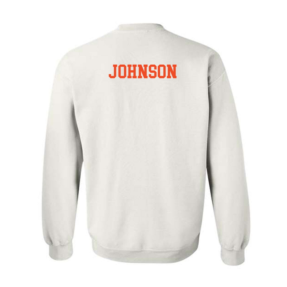 Auburn - NCAA Men's Swimming & Diving : Bradford Johnson - Generic Shersey Crewneck Sweatshirt-1