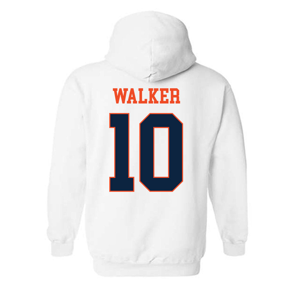 Auburn - NCAA Men's Basketball : Simon Walker - Generic Shersey Hooded Sweatshirt-1
