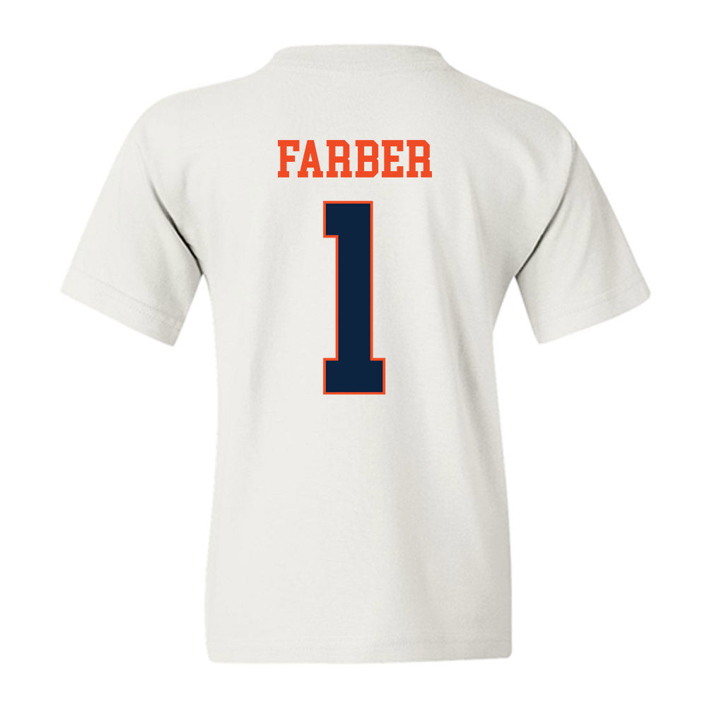 Auburn - NCAA Baseball : Ryne Farber - Generic Shersey Youth T-Shirt-1