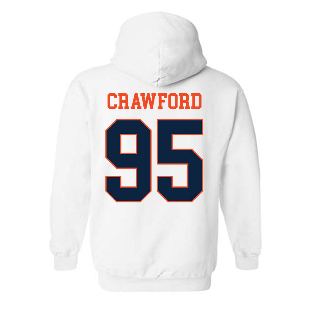 Auburn - NCAA Football : Jourdin Crawford - Generic Shersey Hooded Sweatshirt-1