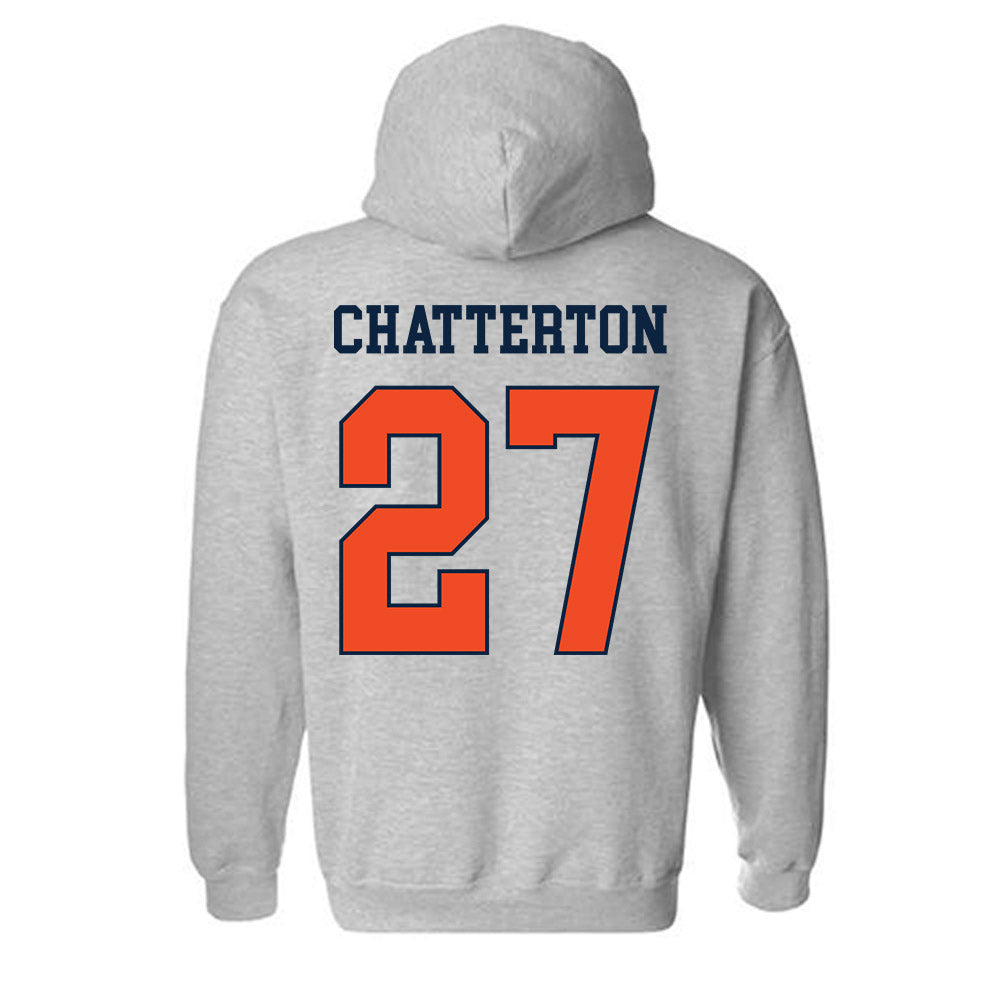 Auburn - NCAA Baseball : Christian Chatterton - Generic Shersey Hooded Sweatshirt-1