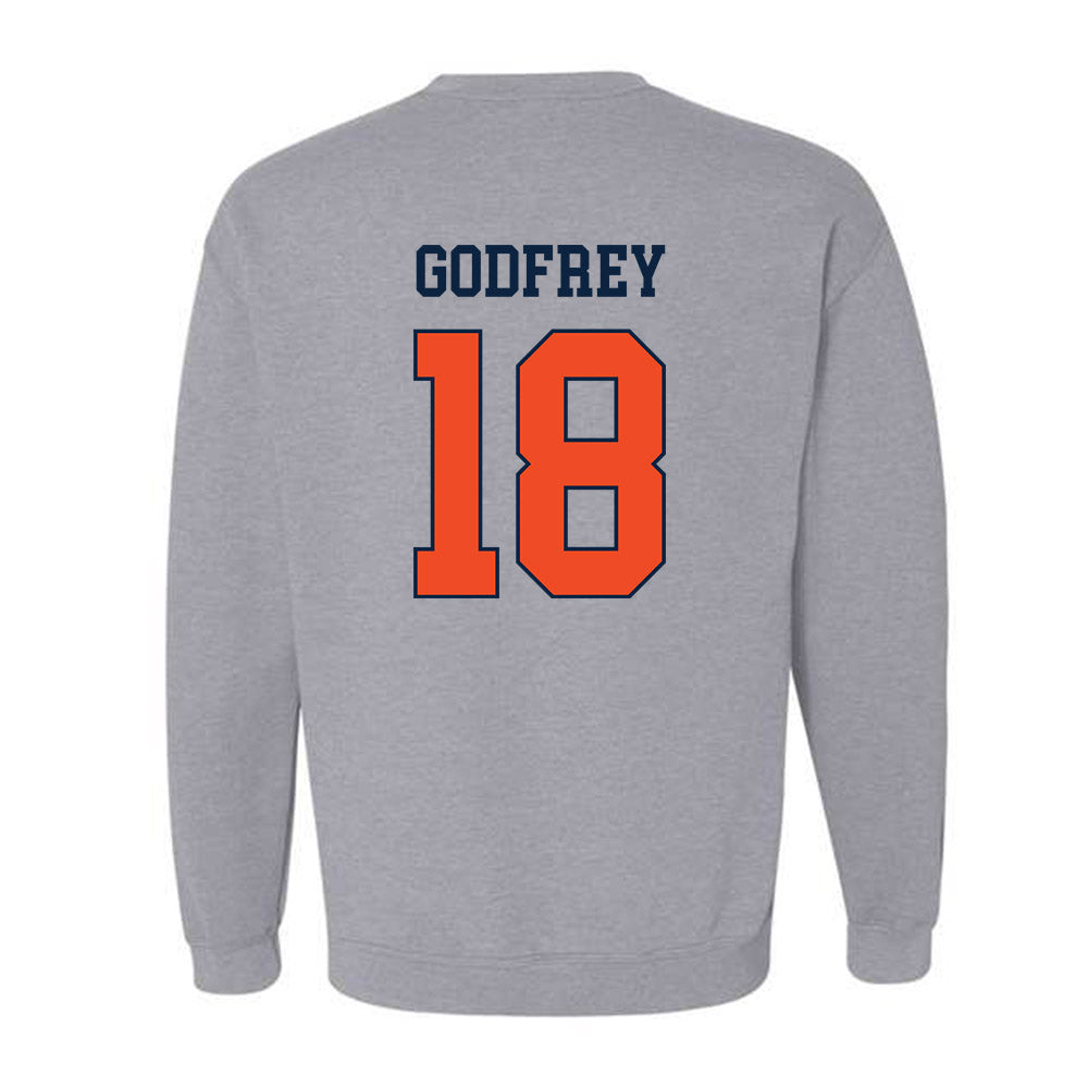 Auburn - NCAA Softball : Brit Godfrey - Generic Shersey Crewneck Sweatshirt-1