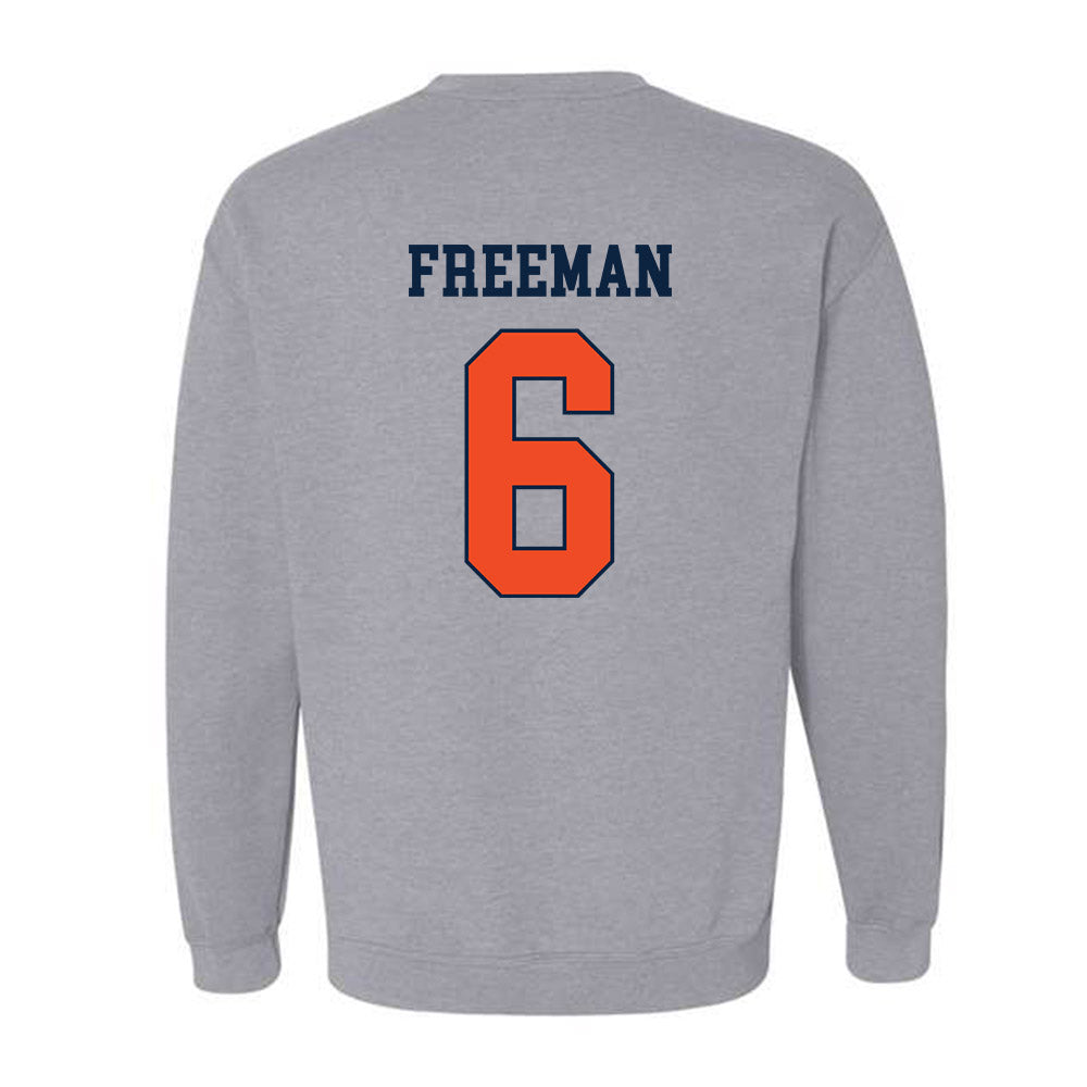 Auburn - NCAA Men's Basketball : Elyjah Freeman - Generic Shersey Crewneck Sweatshirt-1